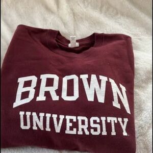 Brown University sweatshirt, thick warm sweatshirt
